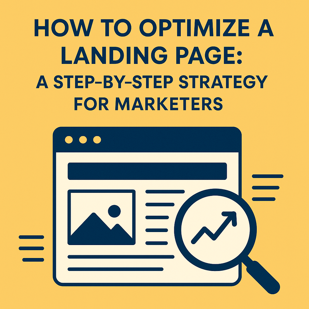 ow to Optimize a Landing Page: A Step-by-Step Strategy for Marketers