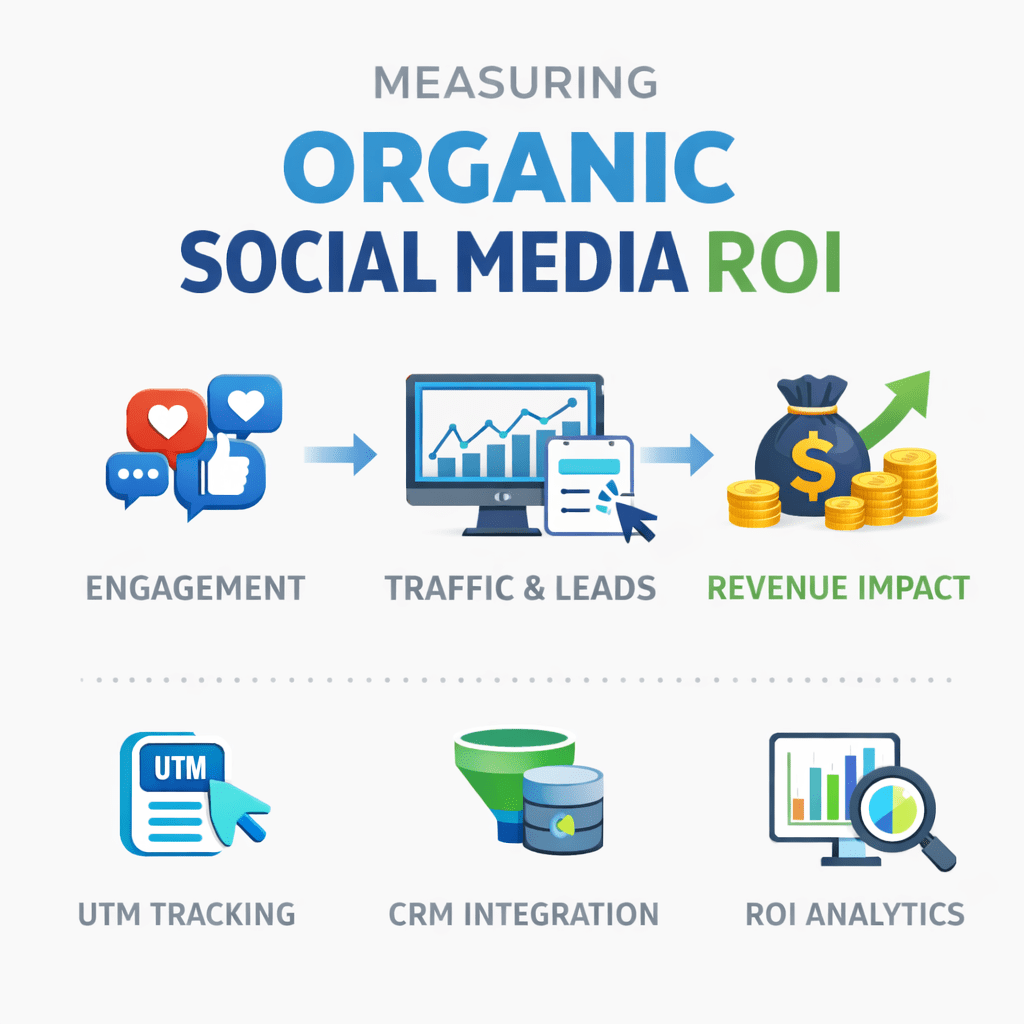 organic social media ROI