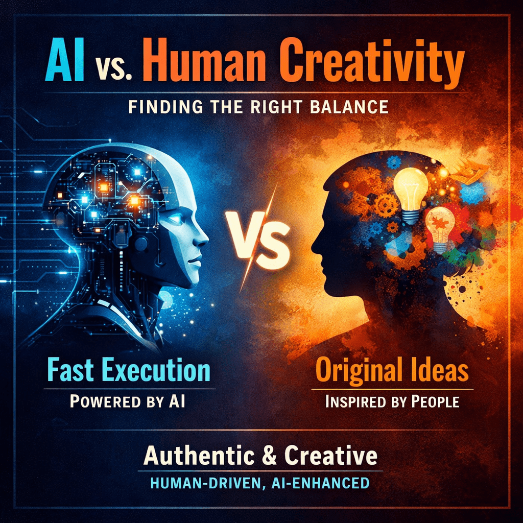 ai vs. human marketing creative