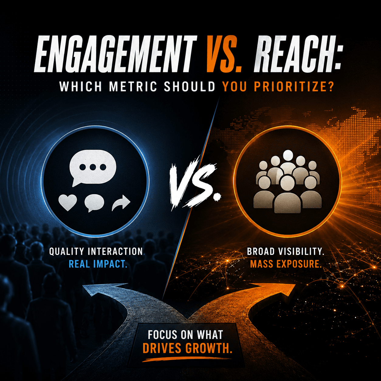 organic social engagement and reach